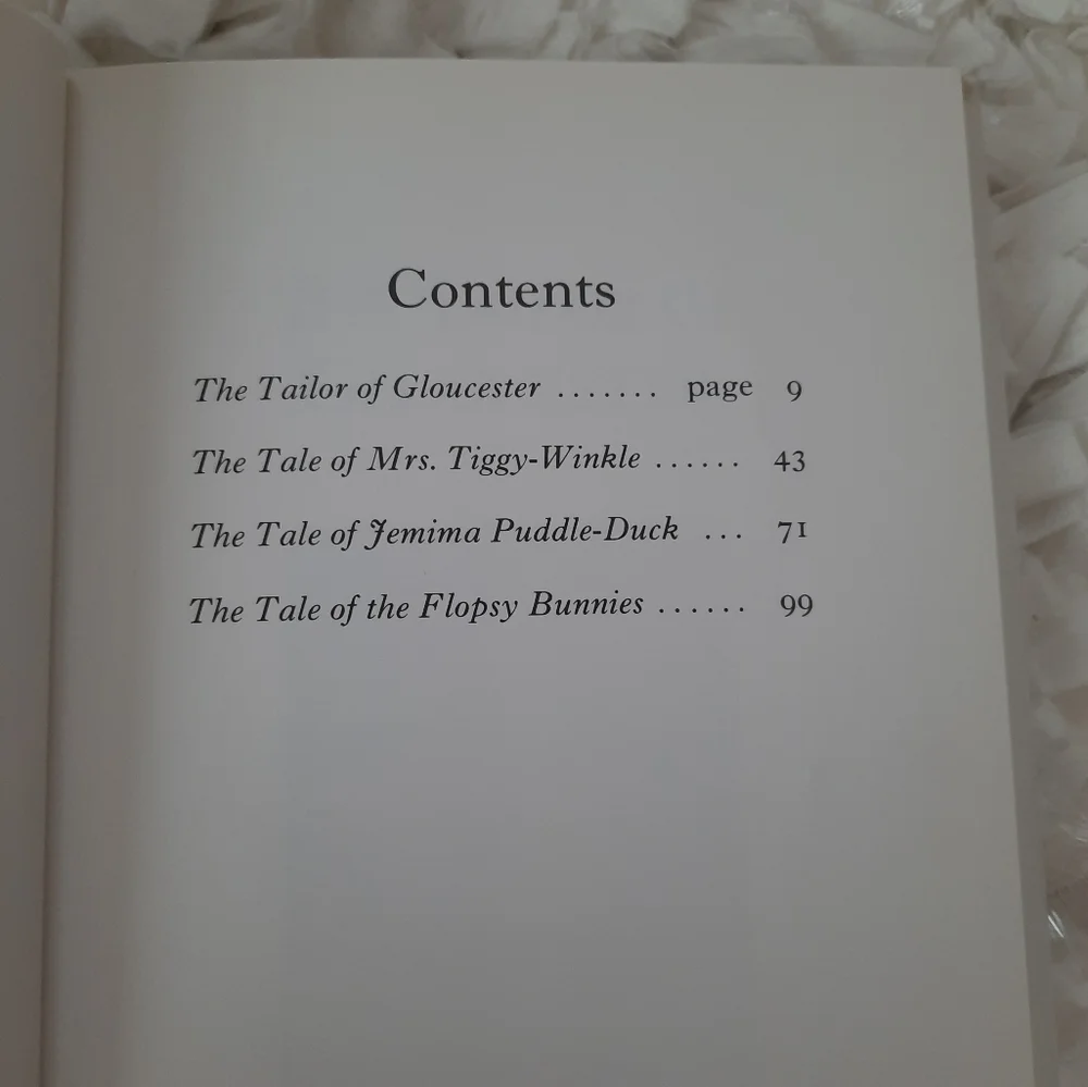 Vintage 1987 Edition Tales From Beatrix Potter Peter Rabbit Used
